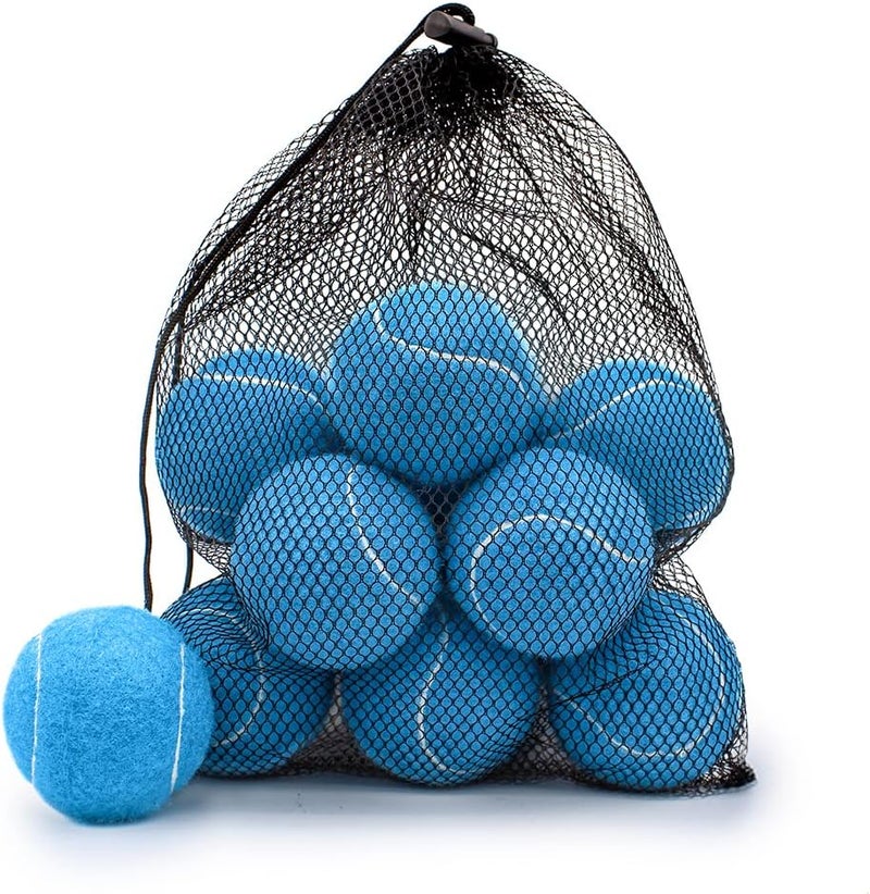 Magicorange Tennis Balls, 12 Pack Advanced Training Tennis Balls Practice Balls, Come with Mesh Bag for Easy Transport, Good for Beginner Training Ball - Image 1